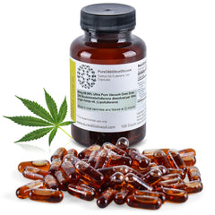 PureC60OliveOil bottle on table supports premium daily use.
