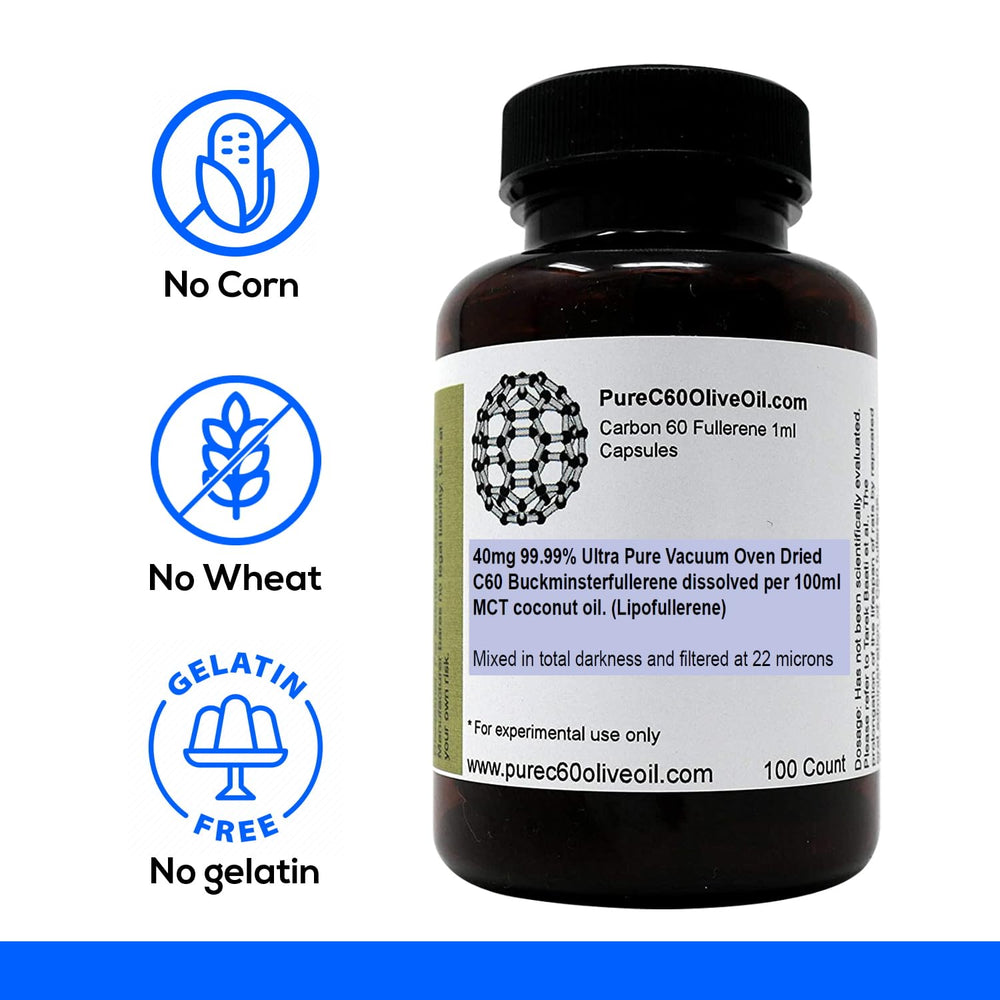PureC60OliveOil lab-test image underscores purity and quality control.
