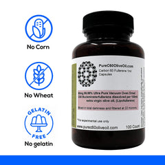 PureC60OliveOil vacuum-container protects freshness and potency.
