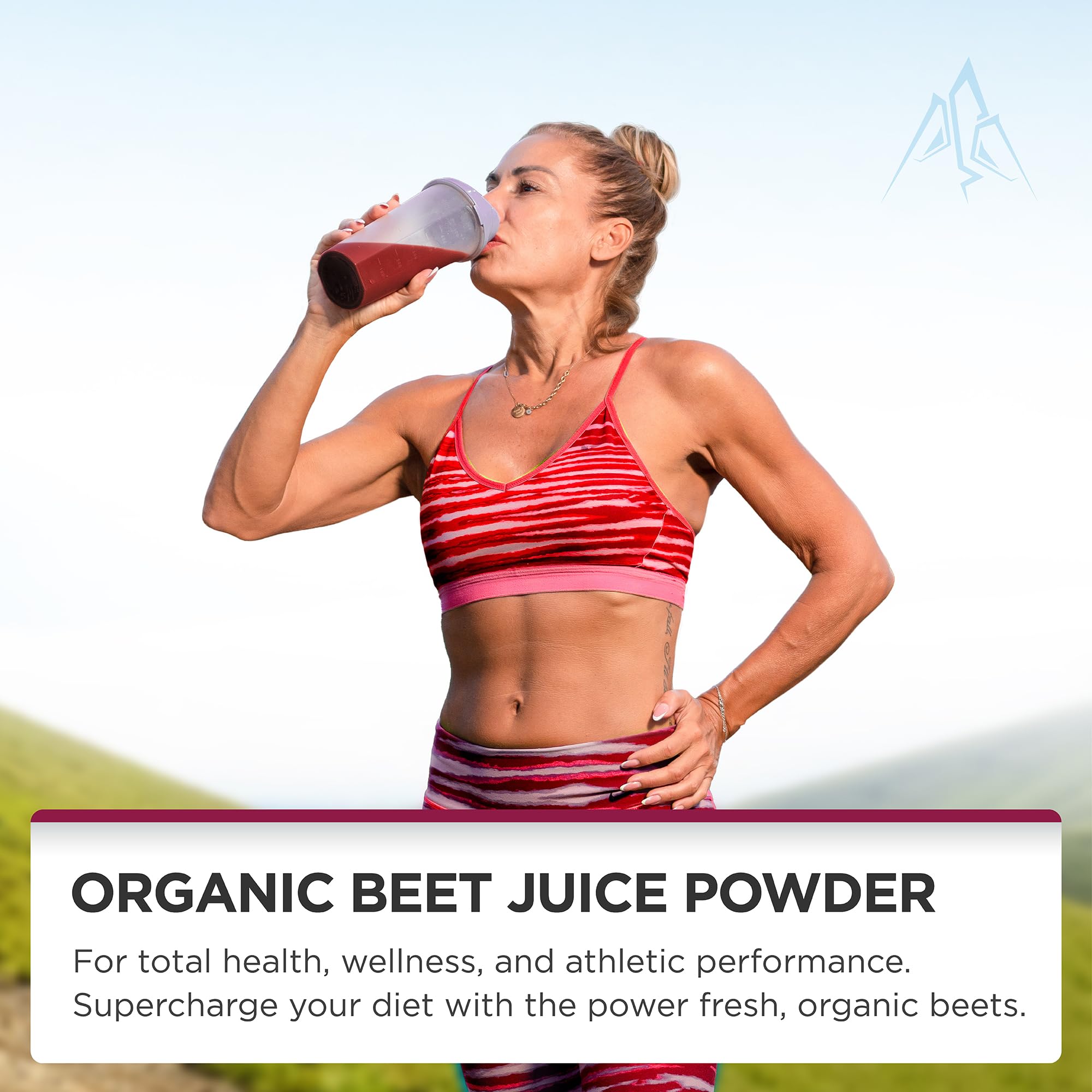 PureClean Beet Premium Juice Powder label closeup with organic certification