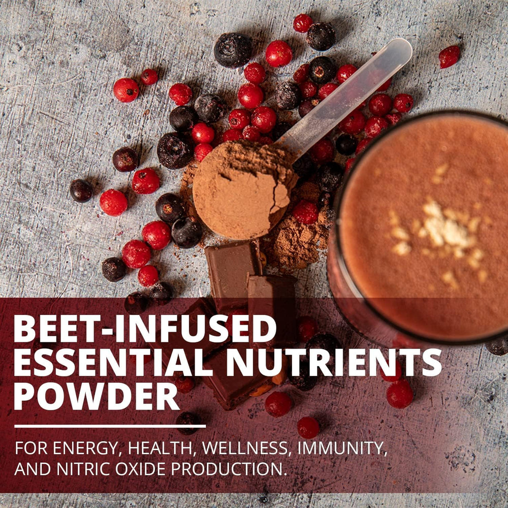 Beet powder ingredient adds natural color and nutritional energy.