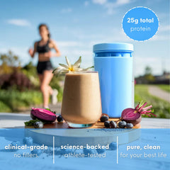PureClean Protein grass-fed Swedish HydroBEEF source illustration for premium nutrition