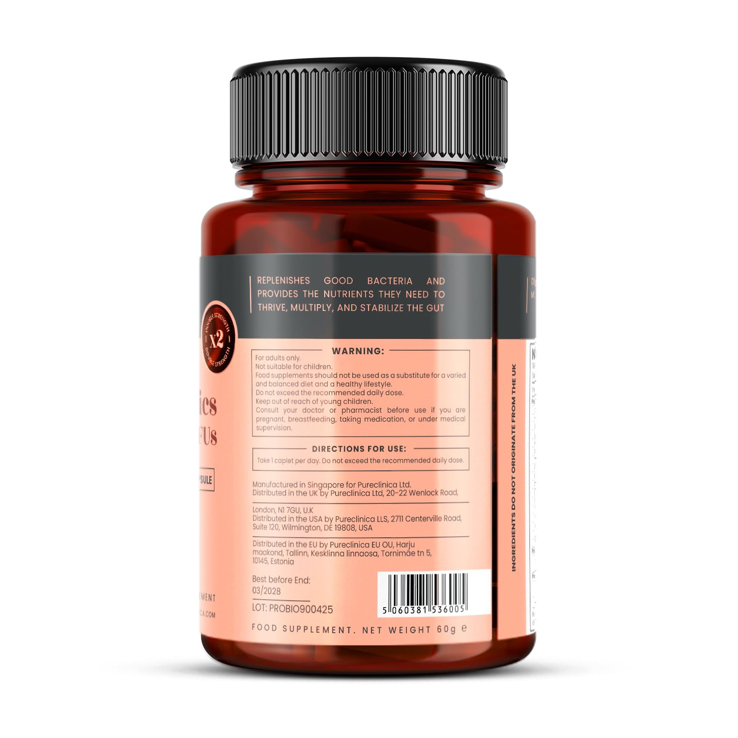 Three-month supply box with 90 capsules of ProstaC.