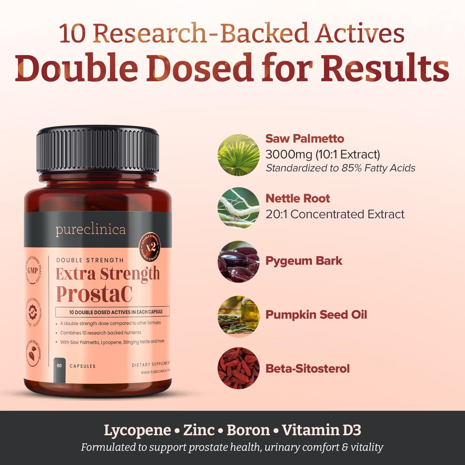 ProstaC tablets in hand for simple daily use.