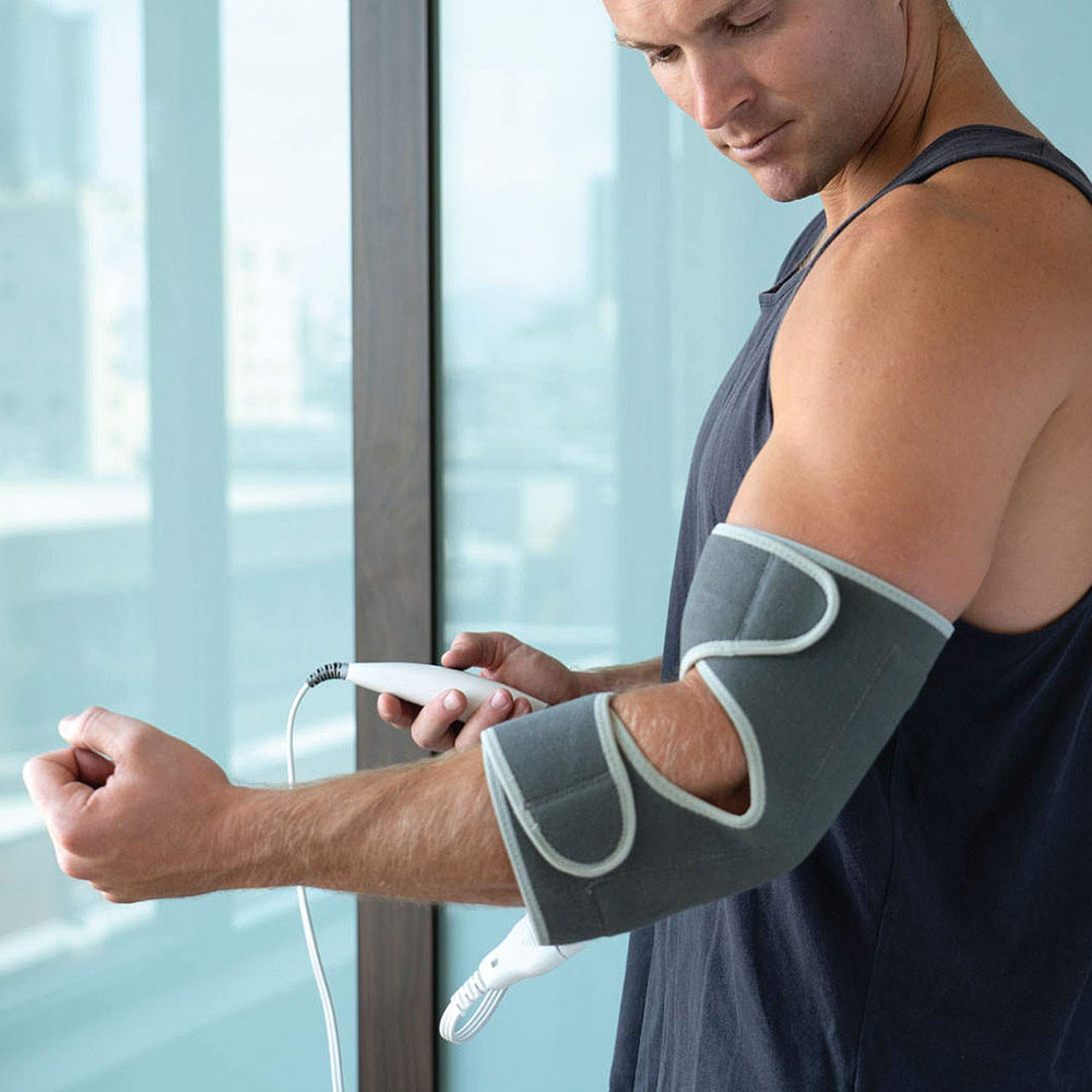 Pure Enrichment PureRelief built in pocket for gel pack hot and cold therapy.