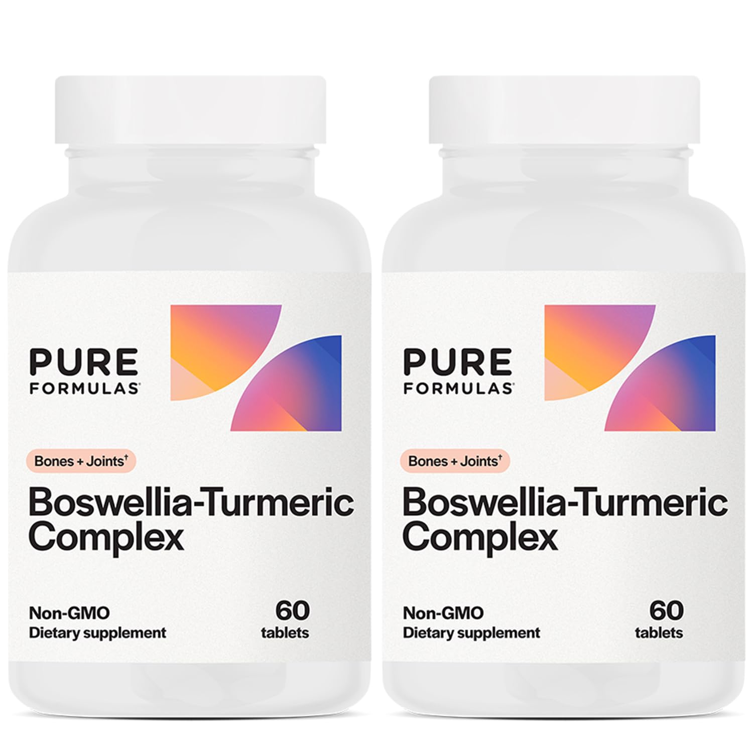 PureFormulas Boswellia Turmeric bottle-front suggests daily joint comfort support
