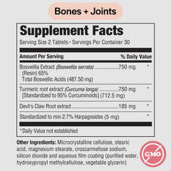 PureFormulas Boswellia Turmeric tablets ready for daily mobility support