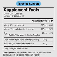 PureFormulas Pure Eye Support capsules closeup for easy daily supplementation.