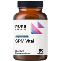 PureFormulas SPM Vital bottle front image showing convenient softgels for daily tissue health support.