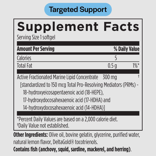 PureFormulas SPM Vital capsules close-up highlighting potent SPM blend for body comfort.