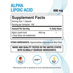 360 veggie capsules emphasize non-GMO, gluten-free formulation for daily use.