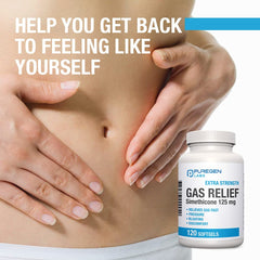Puregen Labs softgel pour illustrating easy dosing