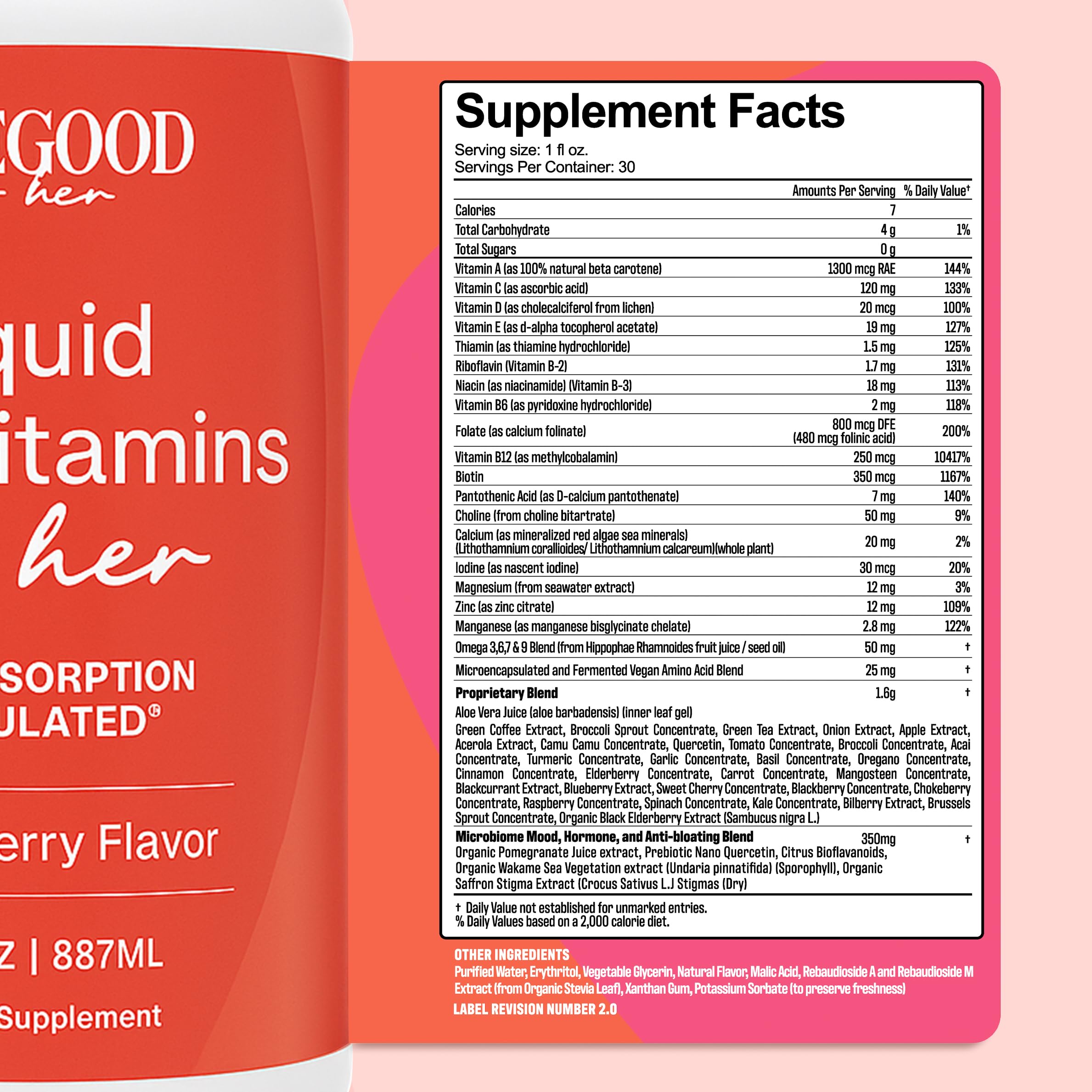 PureGood mixed berry glass showcases flavorful daily nutrient shot