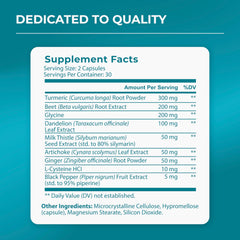 PureHealth Research Liver Health Detox beet root image emphasizing natural detox enzymes.