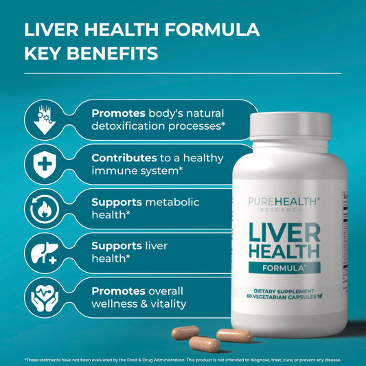 PureHealth Research Liver Health Detox capsules ready for daily use and ongoing liver support.