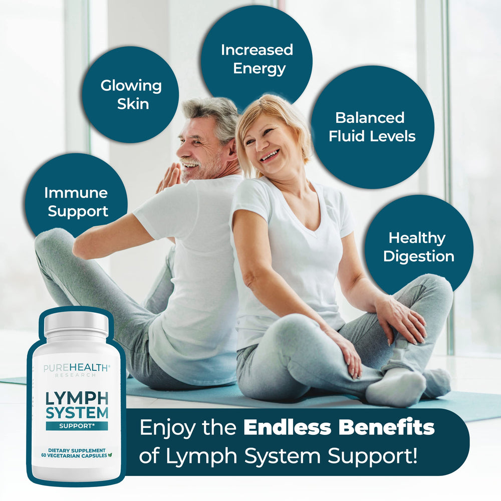 PureHealth Research Lymph System Support dandelion leaf extract illustration signals traditional cleansing herbs