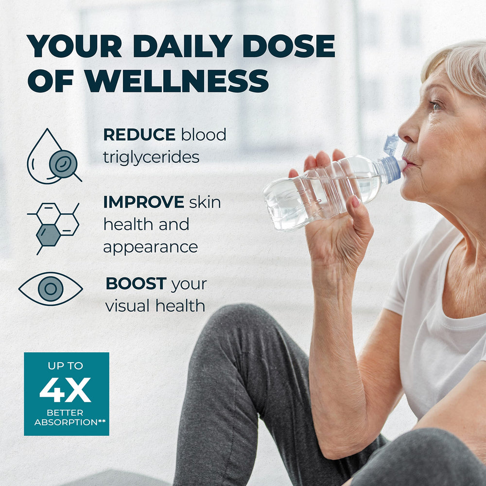 PUREHEALTH RESEARCH nano-delivery system for enhanced omega-3 absorption.