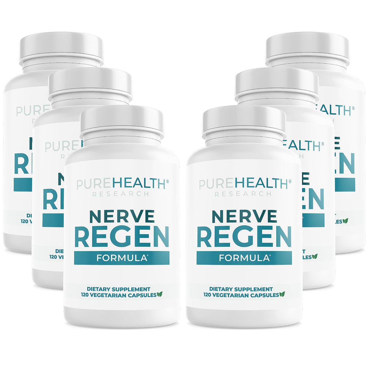 PureHealth Research Nerve Regen bottle front view supports daily nerve comfort and resilience.