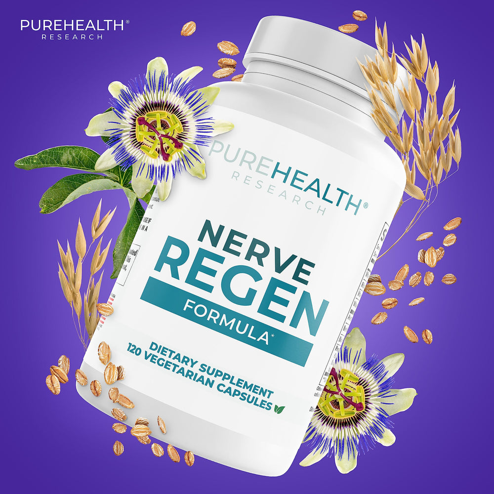 PureHealth Research Nerve Regen side view suggests easy daily dosing.