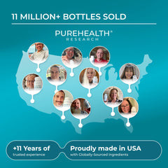 PUREHEALTH RESEARCH back label detailing ingredients for nerve support