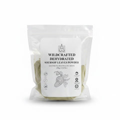 Purelife Herbs Graviola leaves powder packaging, designed for long shelf life and convenient use.