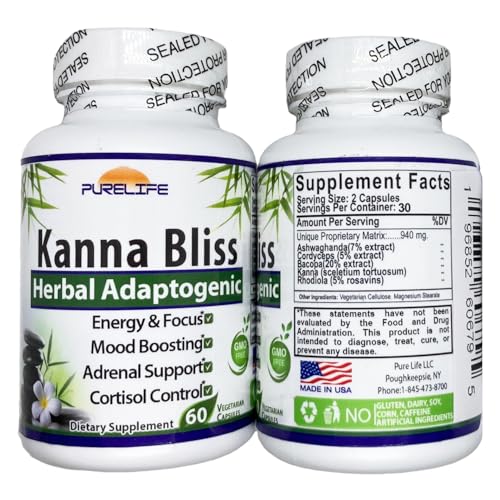 PureLife Kanna Bliss on a desk for mindful daily routine