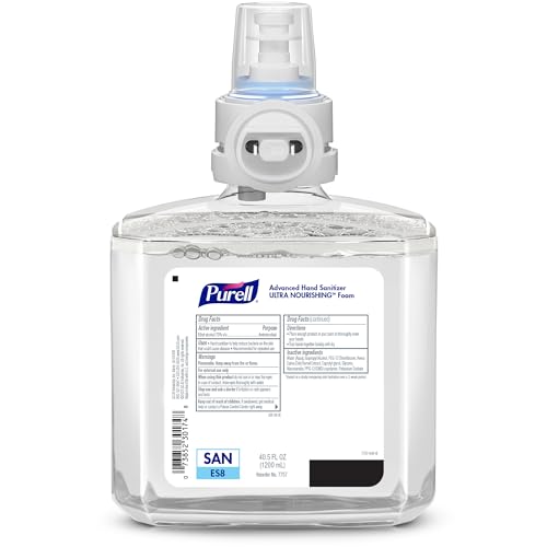 Purell Advanced Foam dispensing es8 dispenser showcases easy, touch-free use.