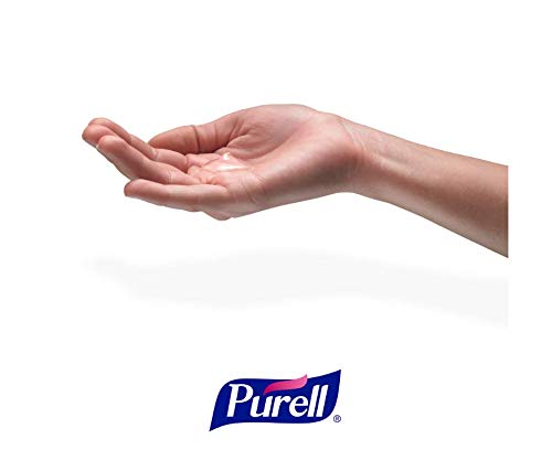 Purell Advanced Hand Sanitizer flip-cap top for easy access.