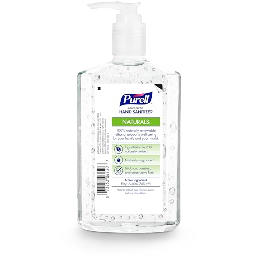 Purell Advanced Naturals citrus-scent label highlights refreshing sanitizing.