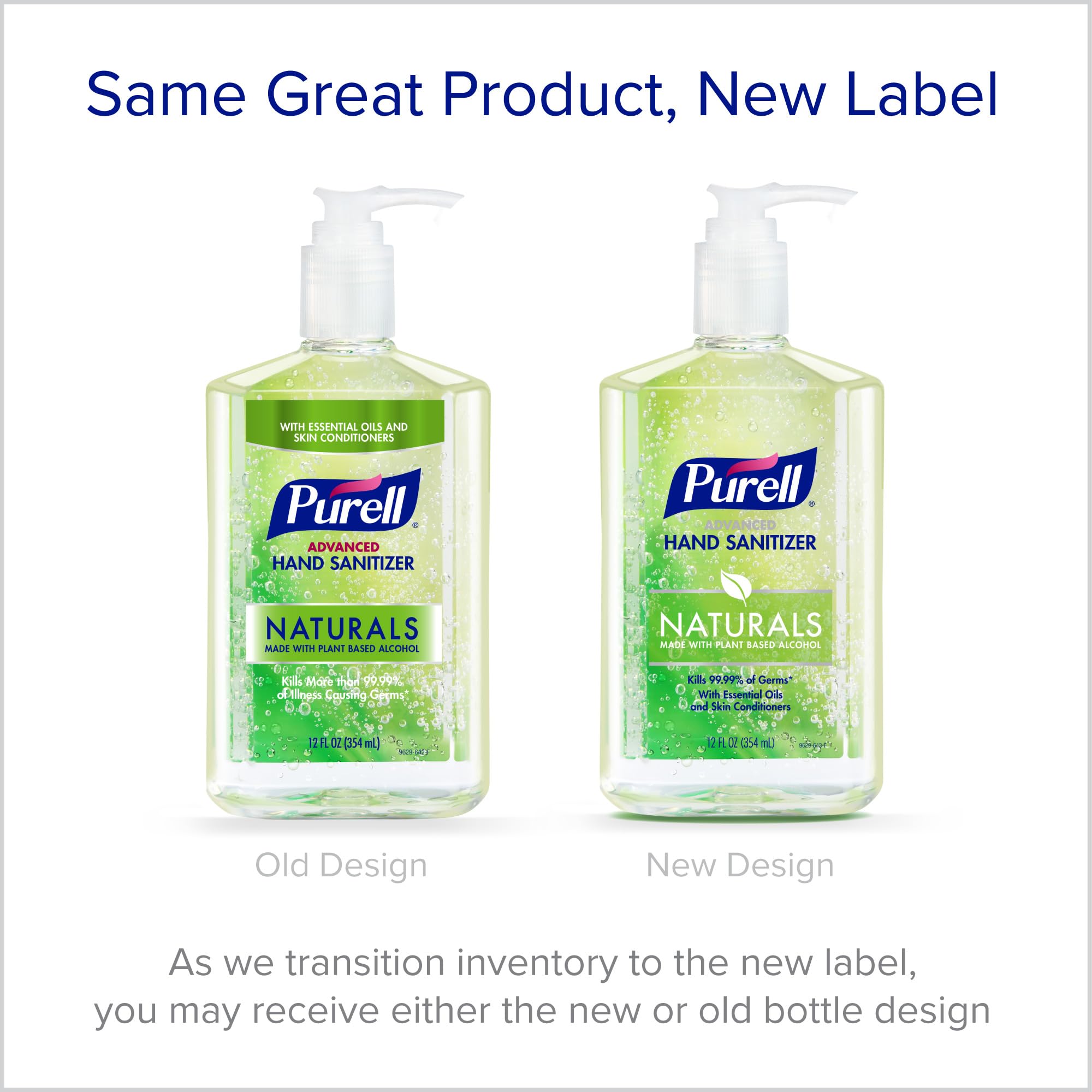 Purell Advanced Naturals four-pack shown for multi-room protection.