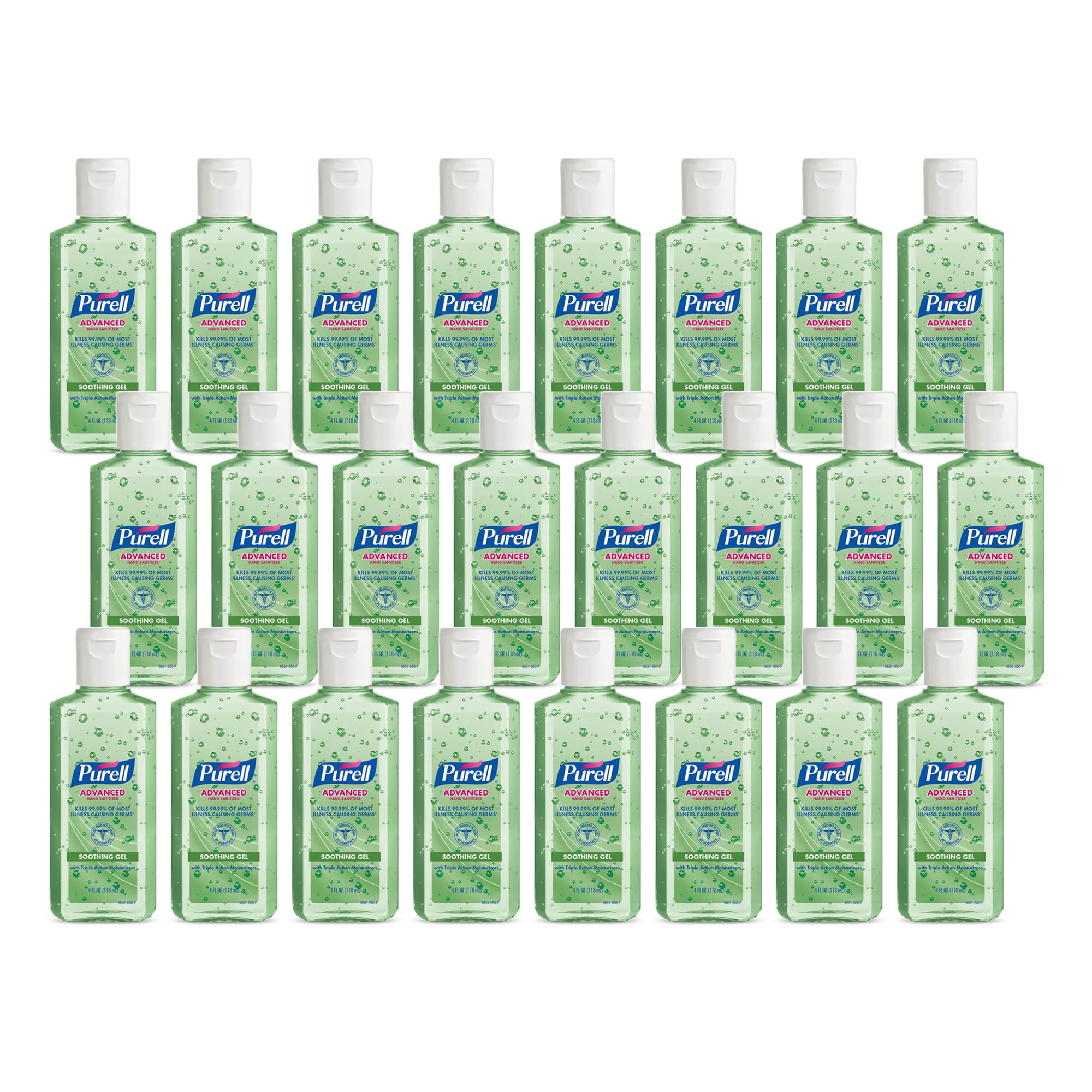Purell Advanced Hand Sanitizer soothing gel 4oz bottle for quick hygiene
