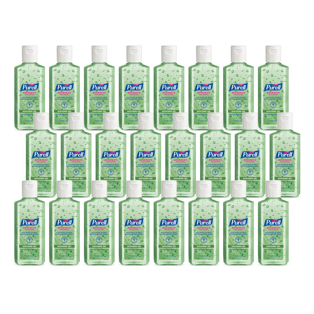 Purell Advanced Hand Sanitizer soothing gel 4oz bottle for quick hygiene