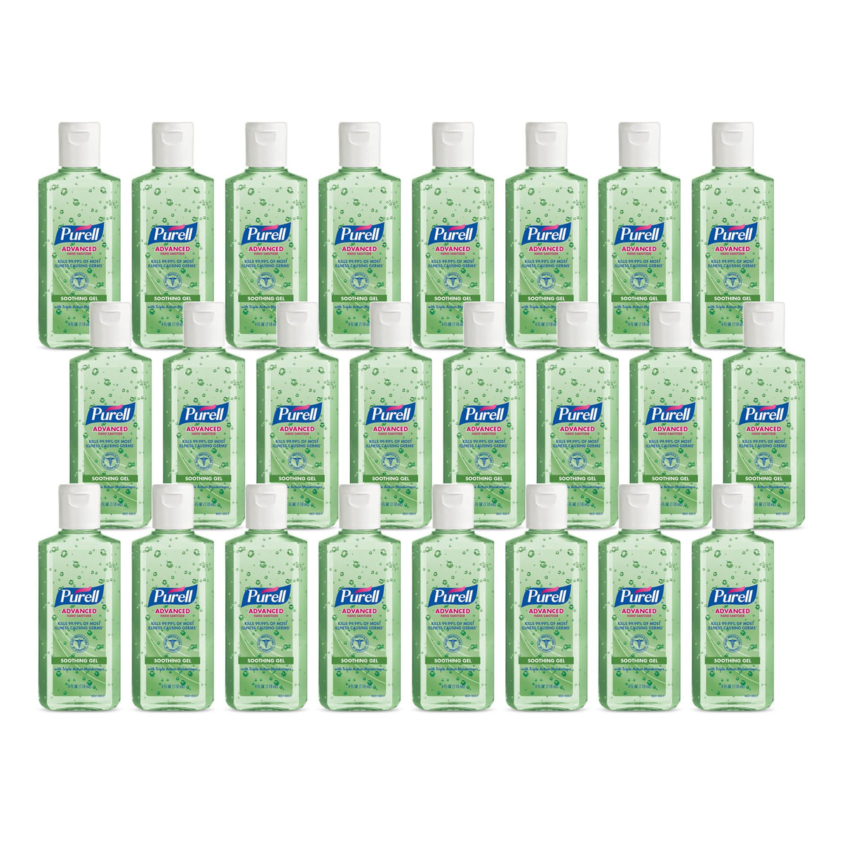 Purell Advanced Hand Sanitizer soothing gel 4oz bottle for quick hygiene