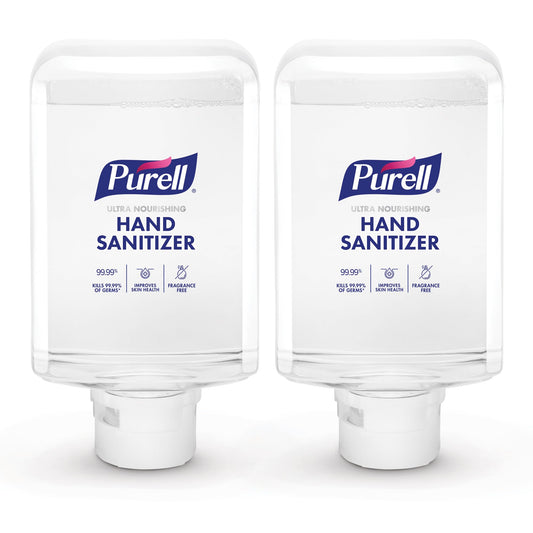 Purell Advanced Ultra Nourishing Foam refill bottle for ES10 dispenser, mess-free sanitizing.