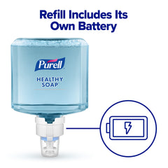 Purell energy-on-the-refill icon for maintenance-free operation.