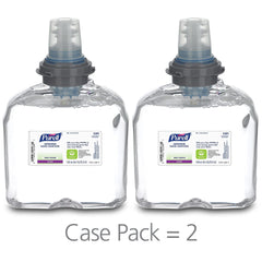 Purell foaming sanitizer refill pack 2ct with durable bottles and efficient dosing.
