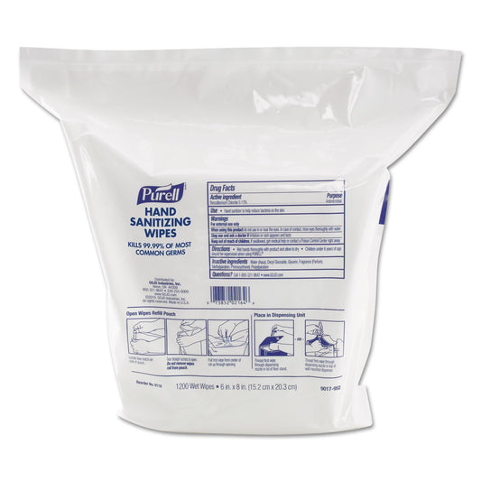 Purell 911802 hand wipes front pack for on-the-go cleaning