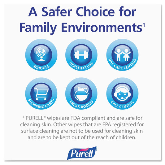 Purell 911802 refill pouch with 1200 wipes for extended use