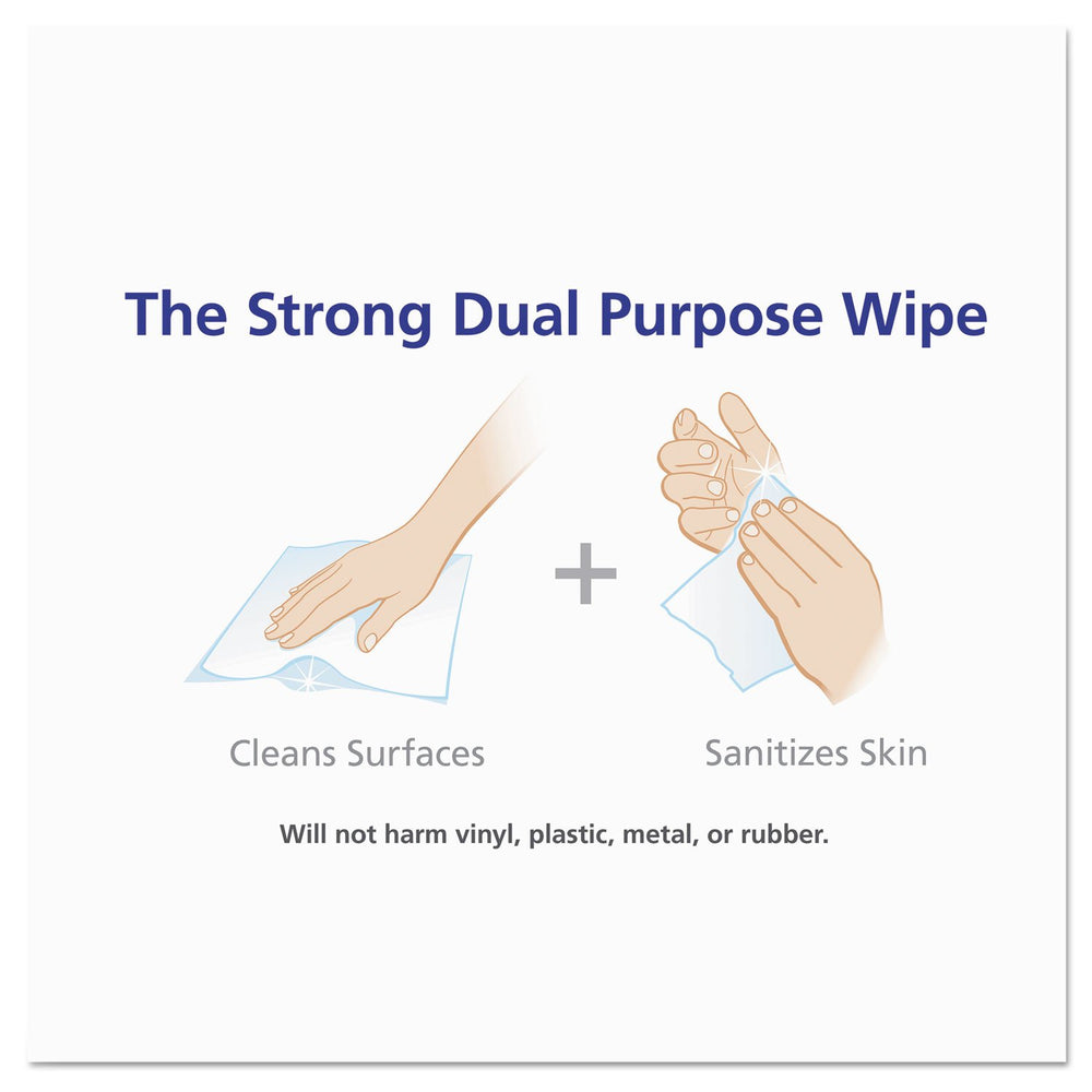 Close-up of Purell 911802 wipe texture for gentle cleansing