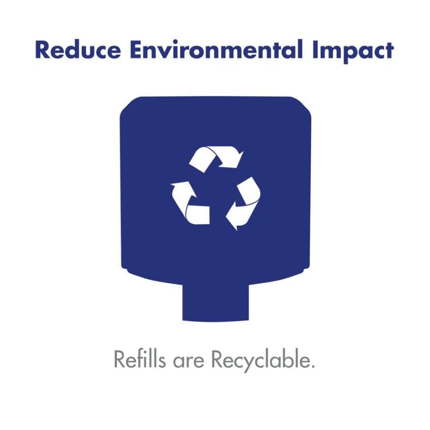 Purell recyclable refill bottle emphasizes eco-conscious packaging choices.