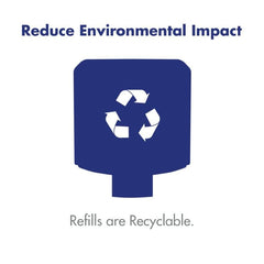 Purell recyclable refill bottle emphasizes eco-conscious packaging choices.