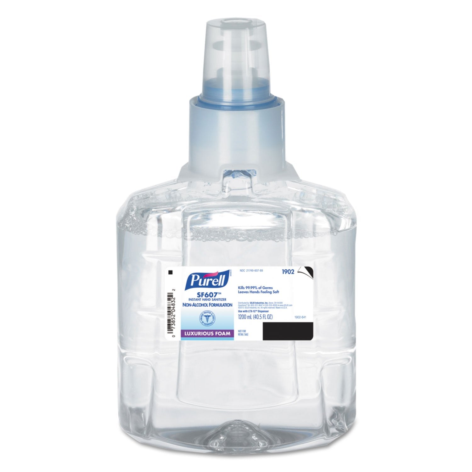Purell SF607 refill 1200 mL for quick, fragrance-free protection.