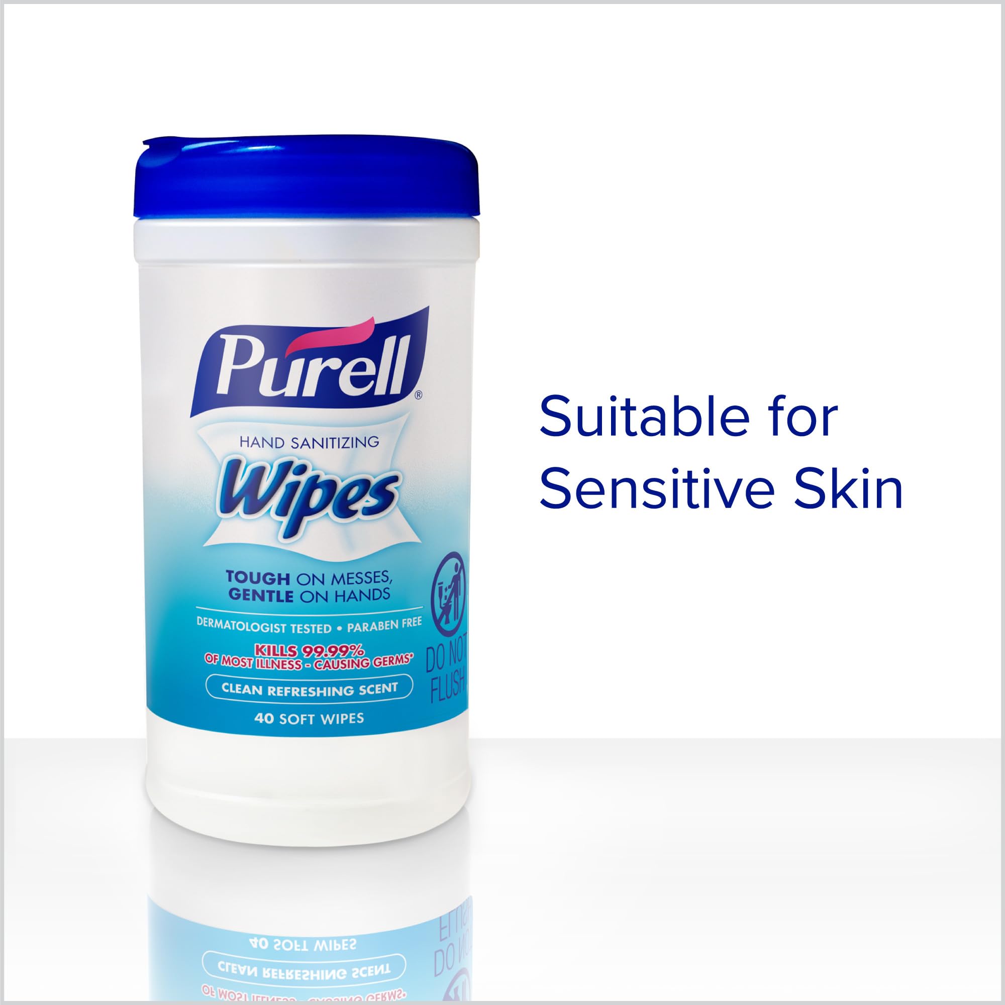 Six-pack Purell multipack arranged for office or home storage.