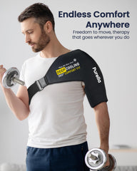 Purella adjustable strap with durable seams fits left or right shoulder