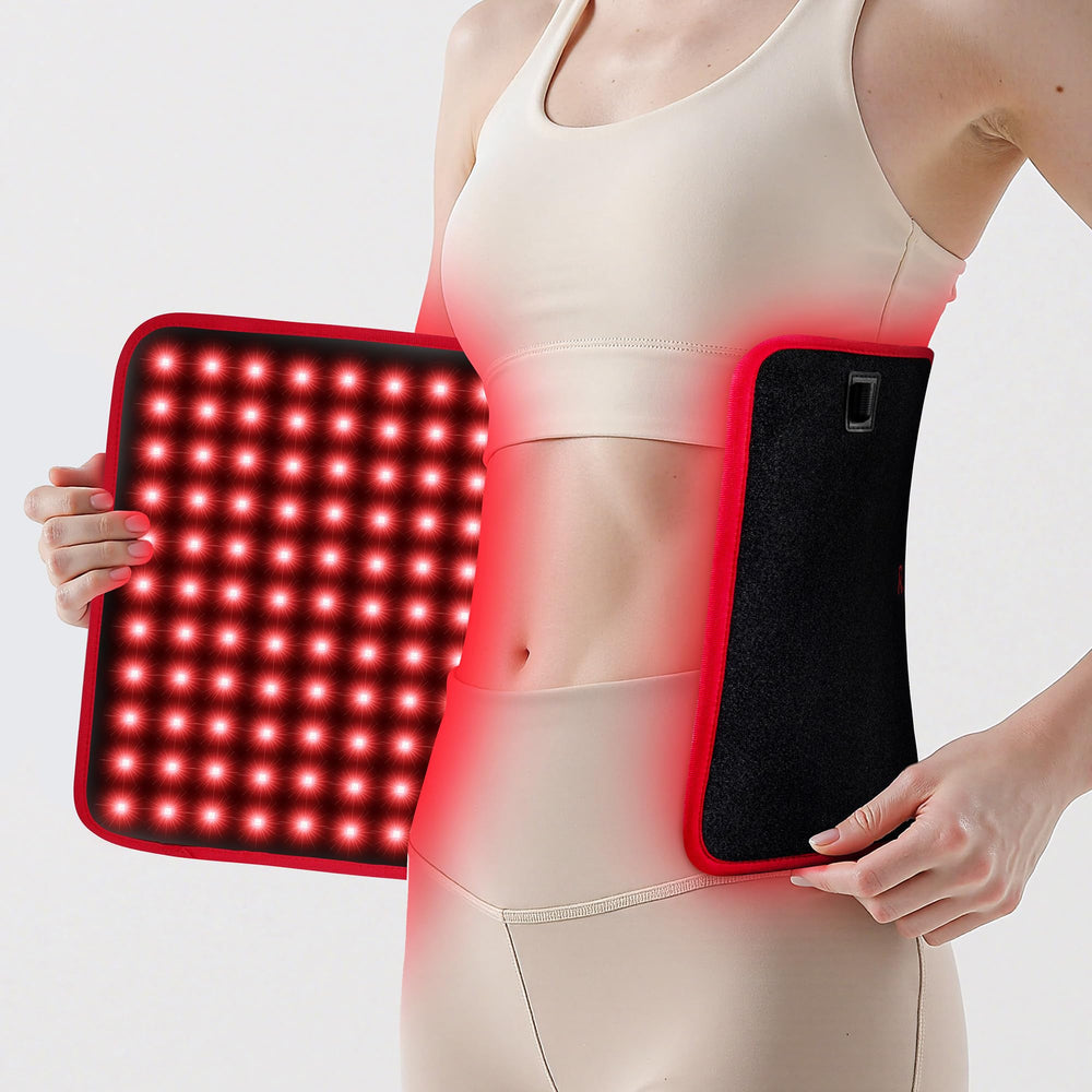 Purella red light therapy mat front view with large surface for full-back coverage