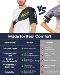 Purella reusable recovery pack supports targeted shoulder relief