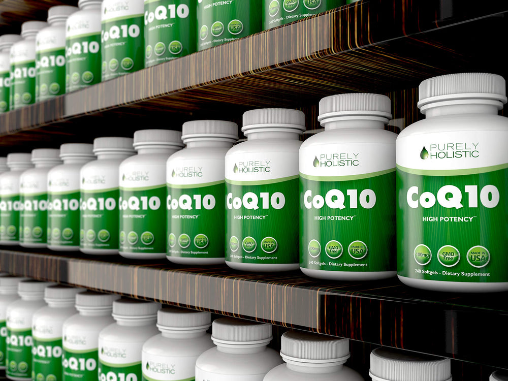 Allergen-free icons communicate gluten, lactose, and soy-free formulation.