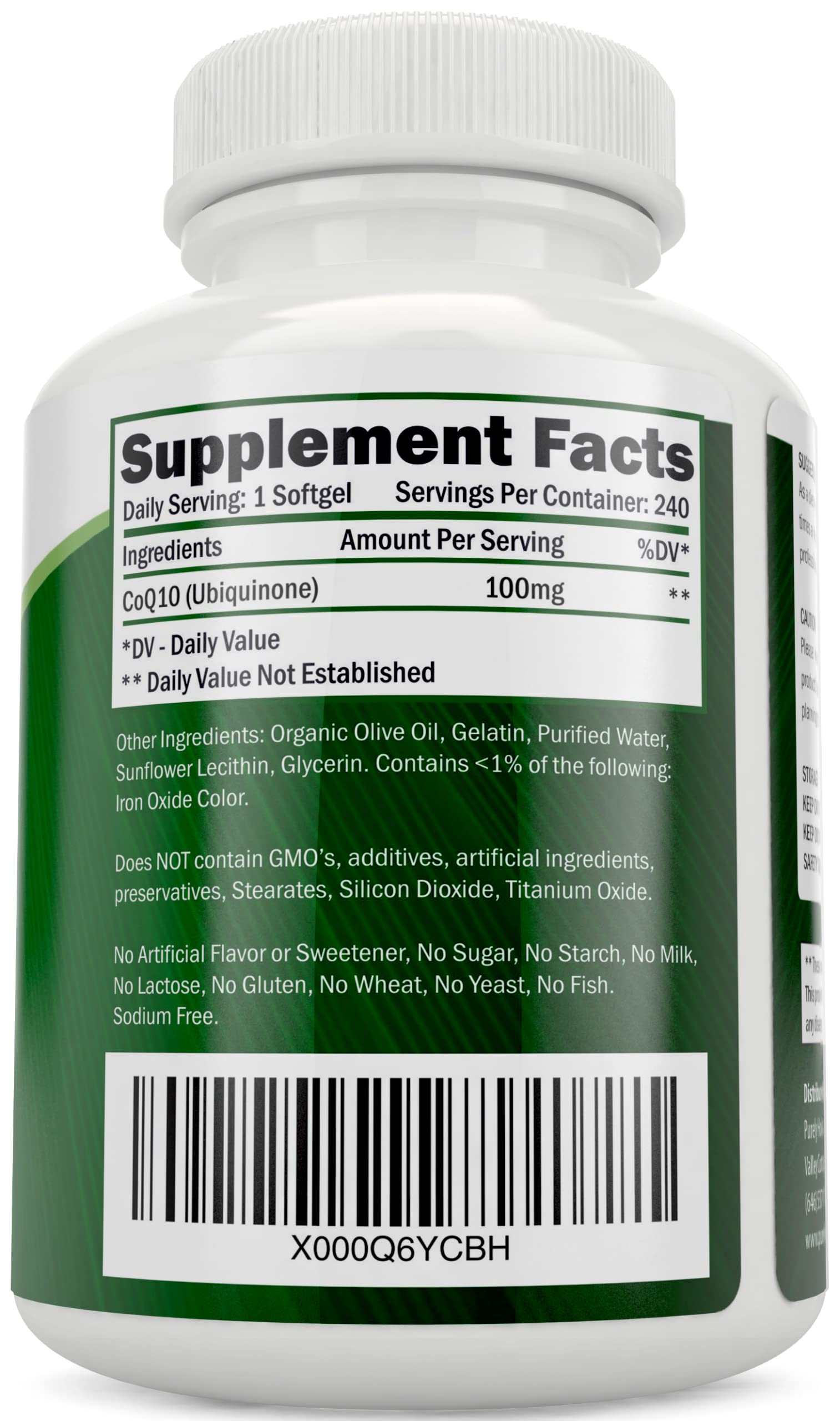 Organic olive oil drop emphasizes premium carrier oil in Purely Holistic formula.