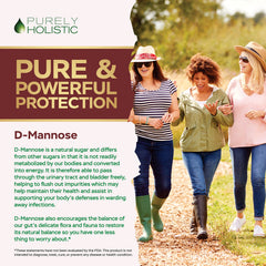 Purely Holistic D Mannose vegan capsules for everyday use