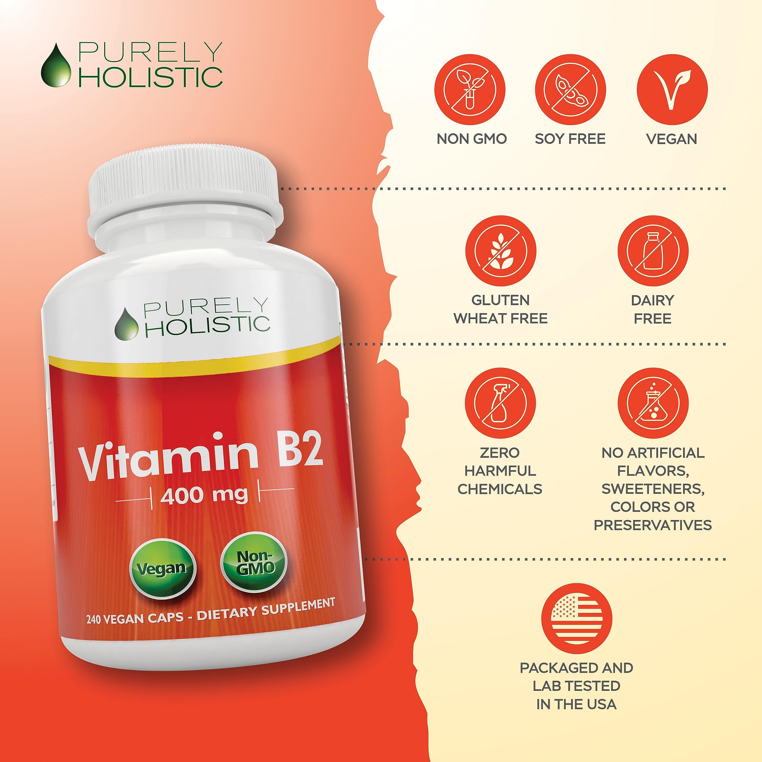 Purely Holistic daily routine bottle demonstrates convenient long term supply